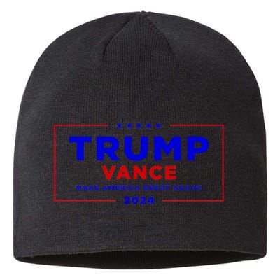 Trump Vance 2024 Brick Wall Texture Sustainable Beanie