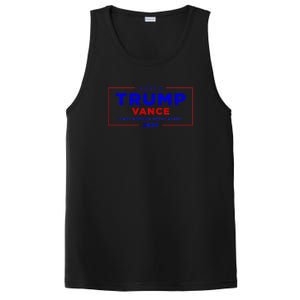 Trump Vance 2024 Brick Wall Texture PosiCharge Competitor Tank