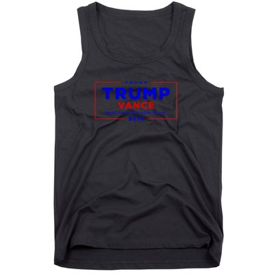 Trump Vance 2024 Brick Wall Texture Tank Top