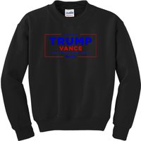 Trump Vance 2024 Brick Wall Texture Kids Sweatshirt