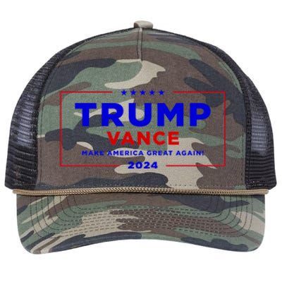 Trump Vance 2024 Brick Wall Texture Retro Rope Trucker Hat Cap