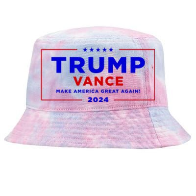 Trump Vance 2024 Brick Wall Texture Tie-Dyed Bucket Hat