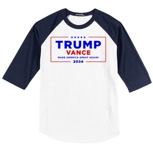 Trump Vance 2024 Brick Wall Texture Baseball Sleeve Shirt