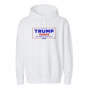 Trump Vance 2024 Brick Wall Texture Garment-Dyed Fleece Hoodie