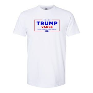 Trump Vance 2024 Brick Wall Texture Softstyle CVC T-Shirt