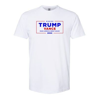 Trump Vance 2024 Brick Wall Texture Softstyle® CVC T-Shirt