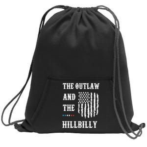 Trump Vance 2024 Outlaw Hillbilly Sweatshirt Cinch Pack Bag