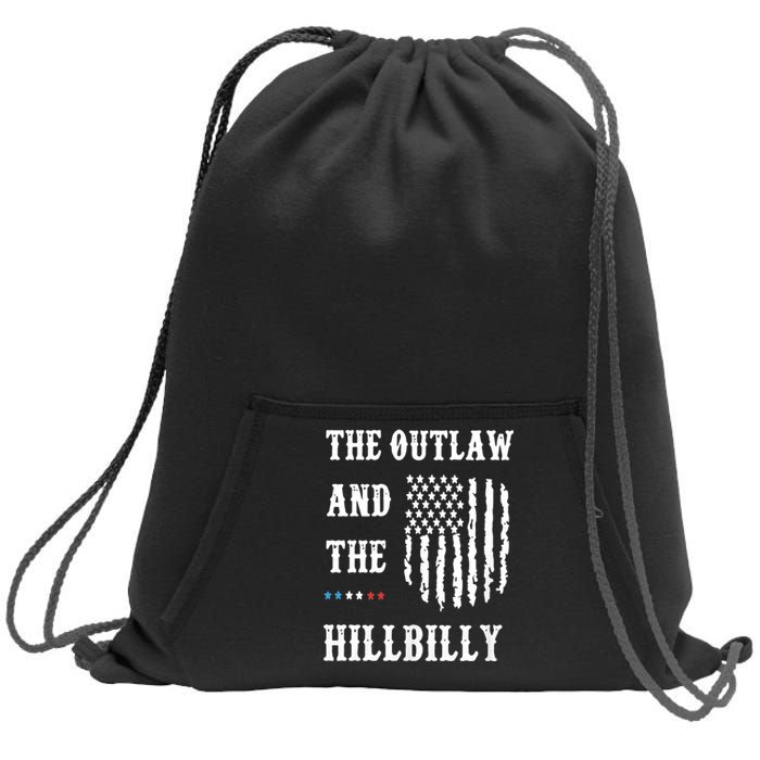 Trump Vance 2024 Outlaw Hillbilly Sweatshirt Cinch Pack Bag