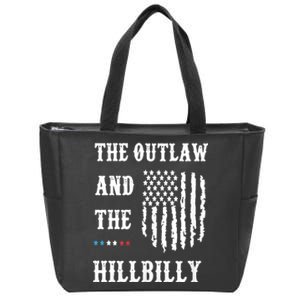 Trump Vance 2024 Outlaw Hillbilly Zip Tote Bag