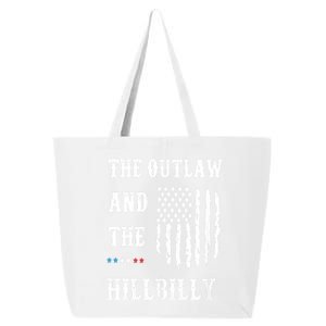 Trump Vance 2024 Outlaw Hillbilly 25L Jumbo Tote