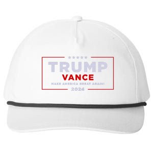 Trump Vance 2024 Brick Texture Snapback Five-Panel Rope Hat