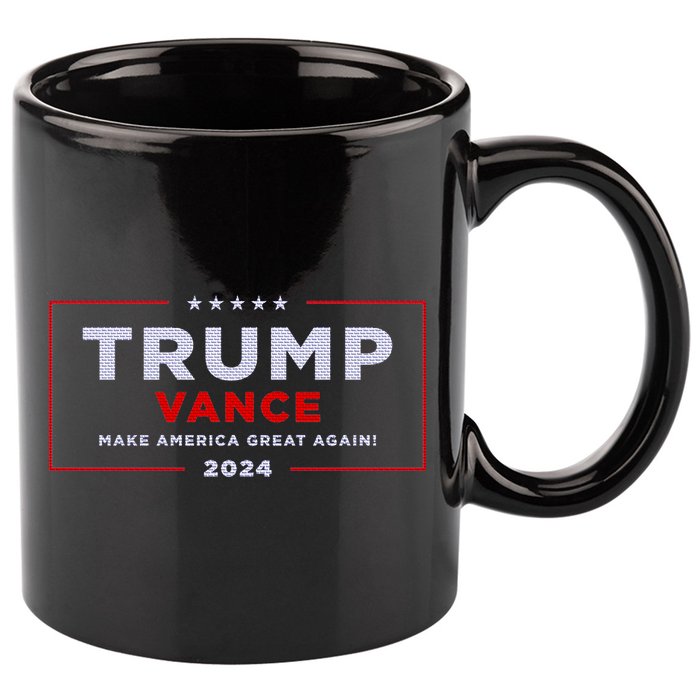 Trump Vance 2024 Brick Texture 11oz C Handle Ceramic Mug