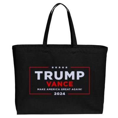 Trump Vance 2024 Brick Texture Cotton Canvas Jumbo Tote