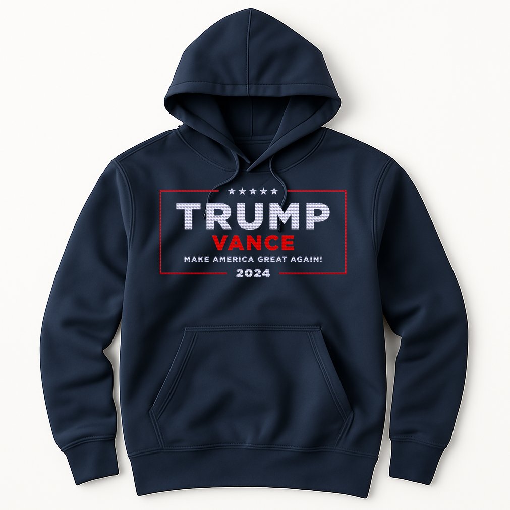 Trump Vance 2024 Brick Texture Hoodie