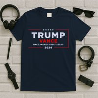 Trump Vance 2024 Brick Texture T-Shirt