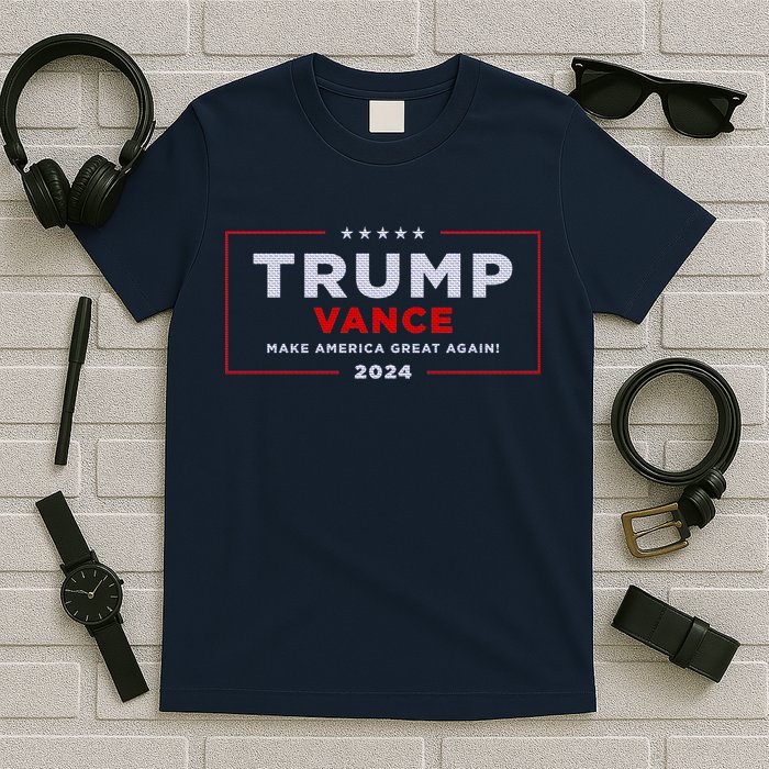 Trump Vance 2024 Brick Texture T-Shirt