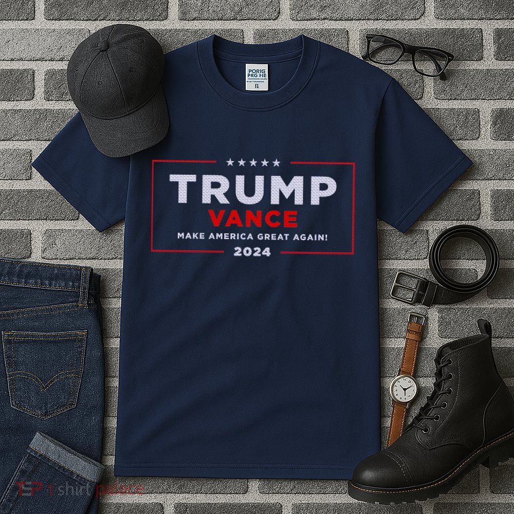 Trump Vance 2024 Brick Texture Tall T-Shirt