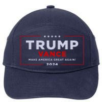 Trump Vance 2024 Brick Texture 7-Panel Snapback Hat