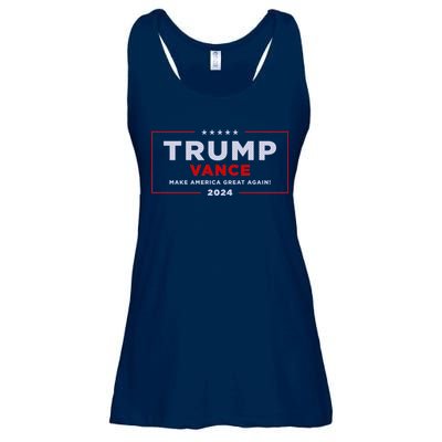 Trump Vance 2024 Brick Texture Ladies Essential Flowy Tank