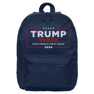 Trump Vance 2024 Brick Texture 16 in Basic Backpack