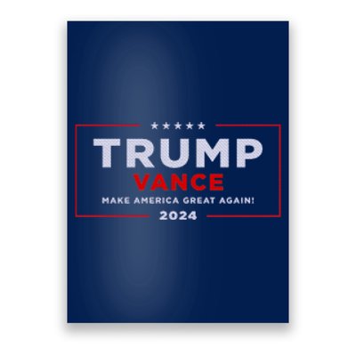 Trump Vance 2024 Brick Texture Poster