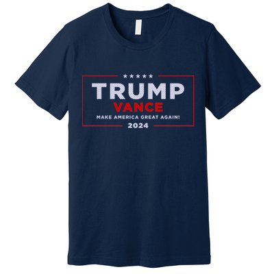 Trump Vance 2024 Brick Texture Premium T-Shirt