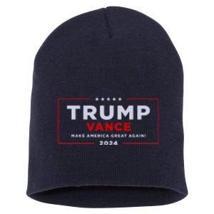 Trump Vance 2024 Brick Texture Short Acrylic Beanie