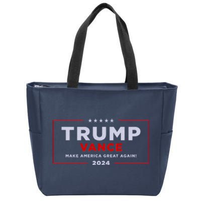 Trump Vance 2024 Brick Texture Zip Tote Bag