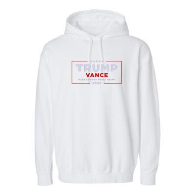 Trump Vance 2024 Brick Texture Garment-Dyed Fleece Hoodie