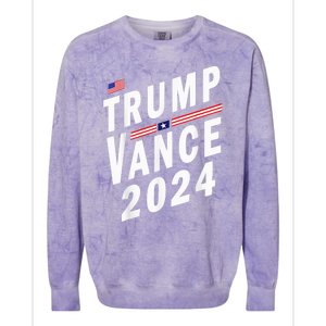 Trump Vance 2024 Usa Vice President Vp Election Colorblast Crewneck Sweatshirt