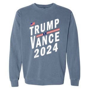 Trump Vance 2024 Usa Vice President Vp Election Garment-Dyed Sweatshirt