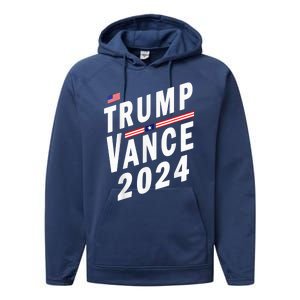 Trump Vance 2024 Usa Vice President Vp Election Performance Fleece Hoodie