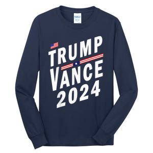 Trump Vance 2024 Usa Vice President Vp Election Tall Long Sleeve T-Shirt