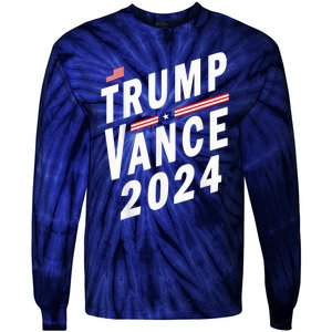 Trump Vance 2024 Usa Vice President Vp Election Tie-Dye Long Sleeve Shirt