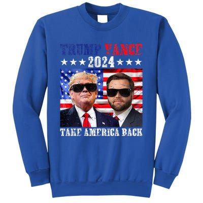 Trump Vance 2024 Take America Back American Flag Sweatshirt