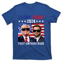 Trump Vance 2024 Take America Back American Flag T-Shirt