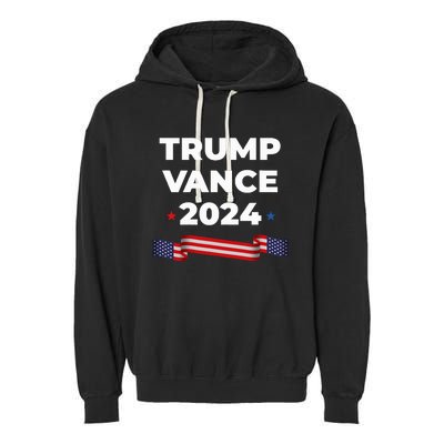 Trump Vance 2024 Garment-Dyed Fleece Hoodie