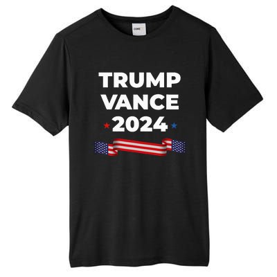 Trump Vance 2024 Tall Fusion ChromaSoft Performance T-Shirt