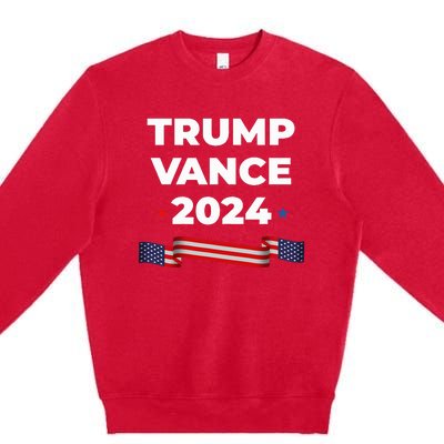 Trump Vance 2024 Premium Crewneck Sweatshirt