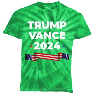 Trump Vance 2024 Kids Tie-Dye T-Shirt