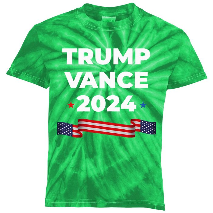 Trump Vance 2024 Kids Tie-Dye T-Shirt