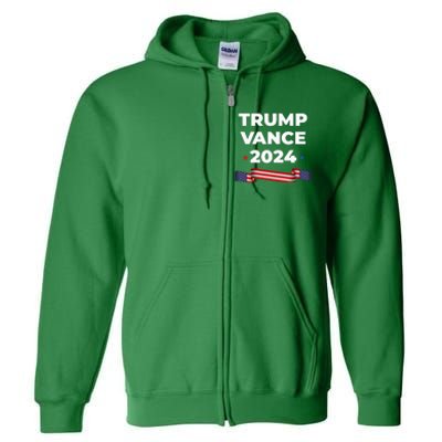 Trump Vance 2024 Full Zip Hoodie