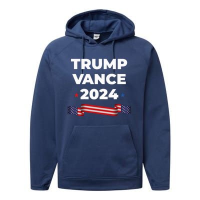 Trump Vance 2024 Performance Fleece Hoodie