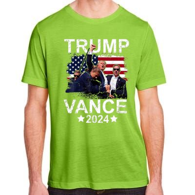 Trump Vance 2024 President Trump Supporter Re Election Adult ChromaSoft Performance T-Shirt