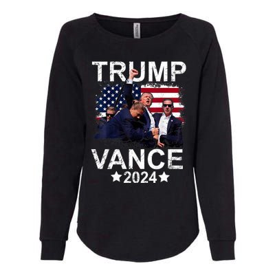 Trump Vance 2024 President Trump Supporter Re Election Womens California Wash Sweatshirt