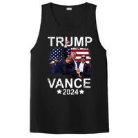 Trump Vance 2024 President Trump Supporter Re Election PosiCharge Competitor Tank