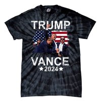 Trump Vance 2024 President Trump Supporter Re Election Tie-Dye T-Shirt