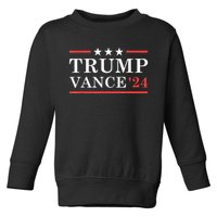 Trump Vance 2024 For President Vp Usa Election Patriotic Toddler Sweatshirt