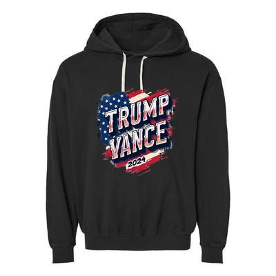 Trump Vance 2024 Republican Maga Country Garment-Dyed Fleece Hoodie