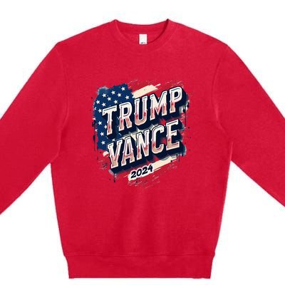 Trump Vance 2024 Republican Maga Country Premium Crewneck Sweatshirt